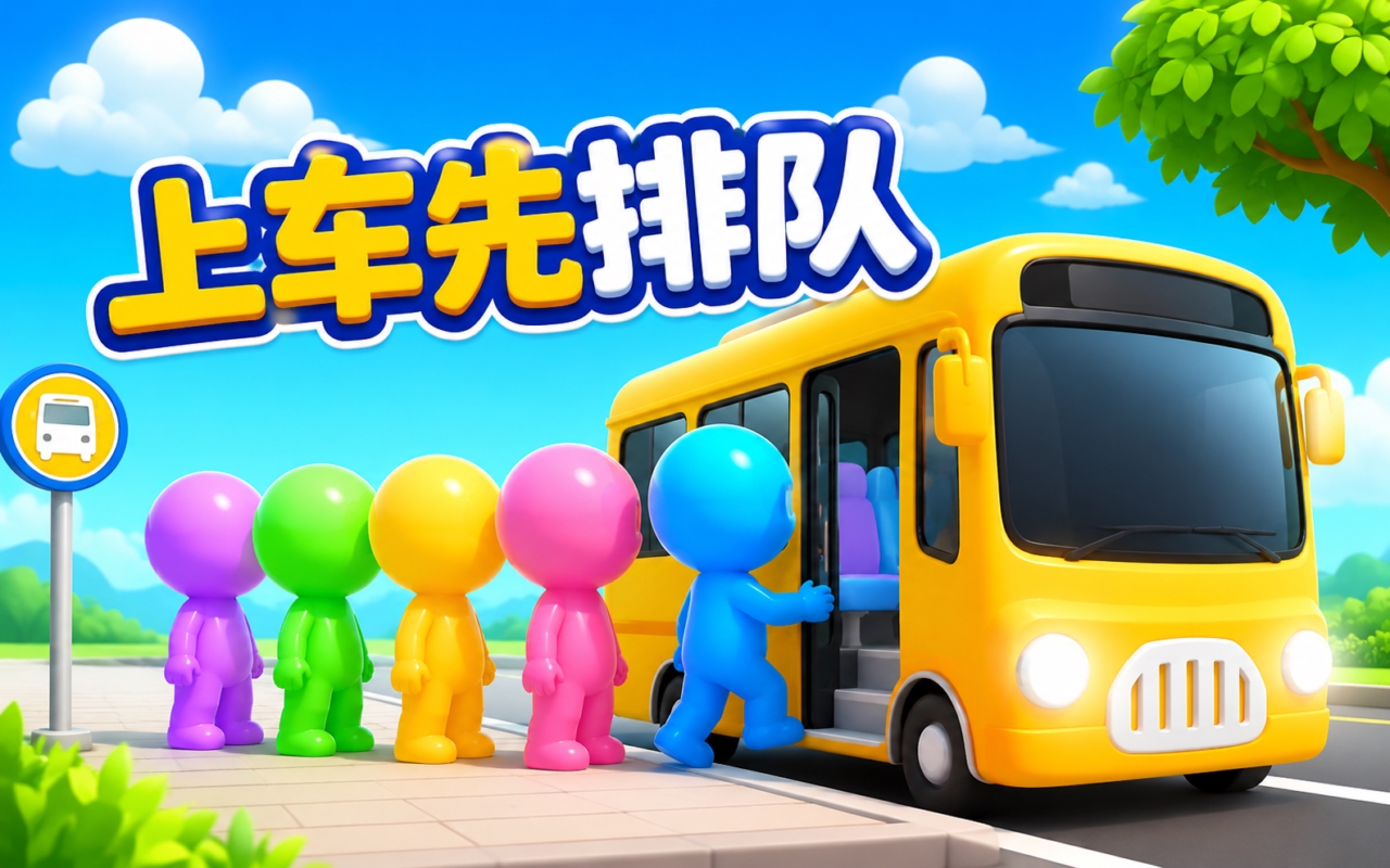上车先排队