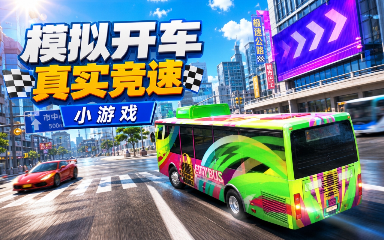 模拟开车真实竞速小游戏
