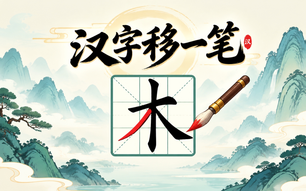 汉字移一笔
