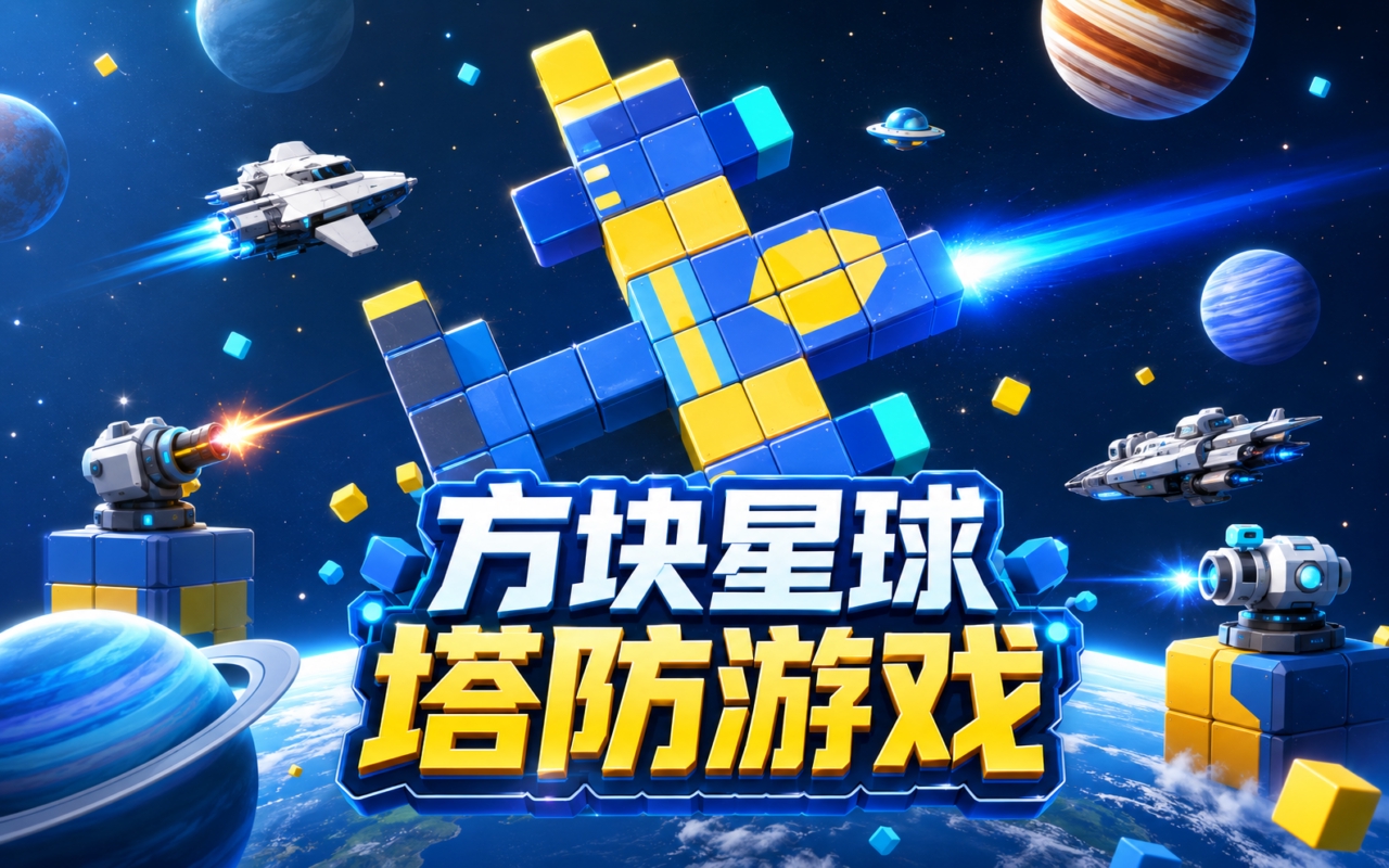 方块星球塔防游戏