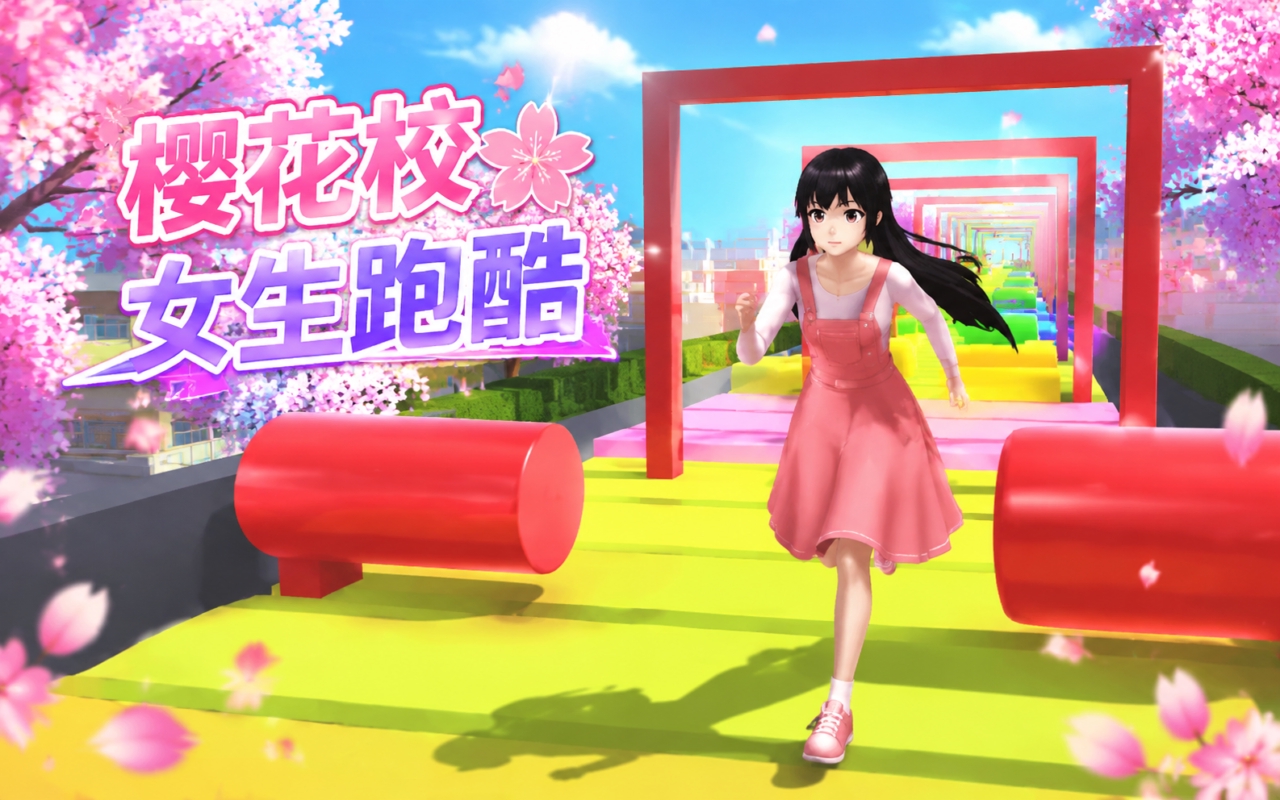 樱花校女生跑酷