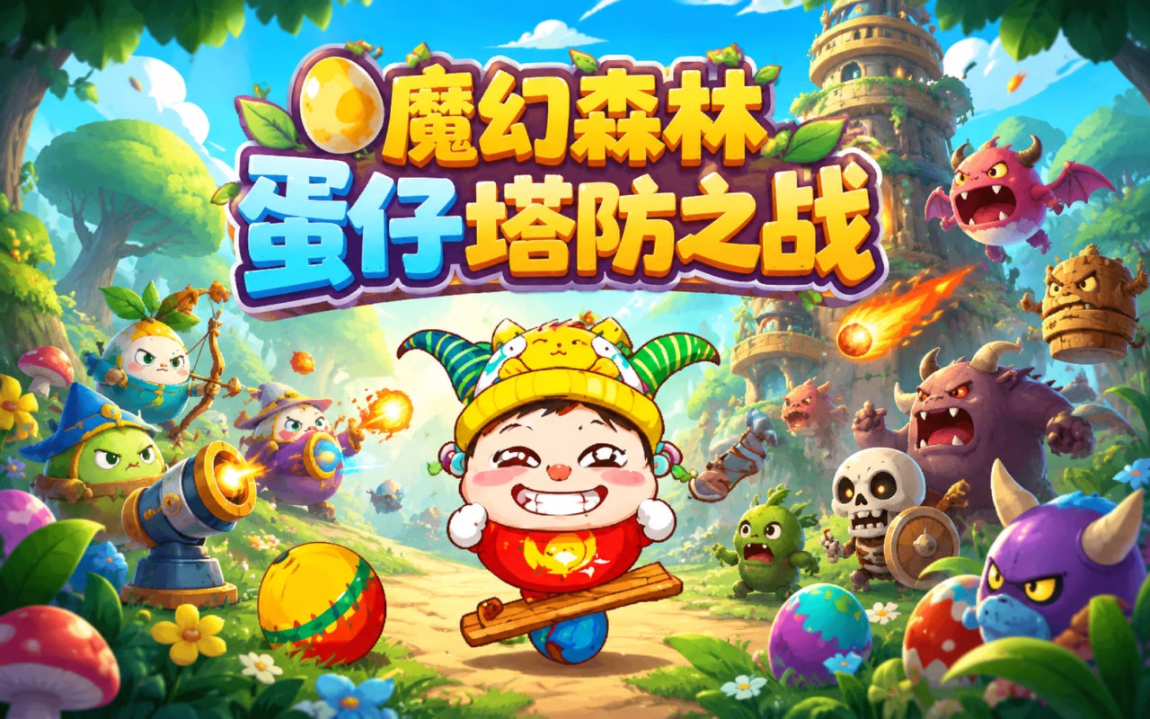 魔幻森林蛋仔塔防之战