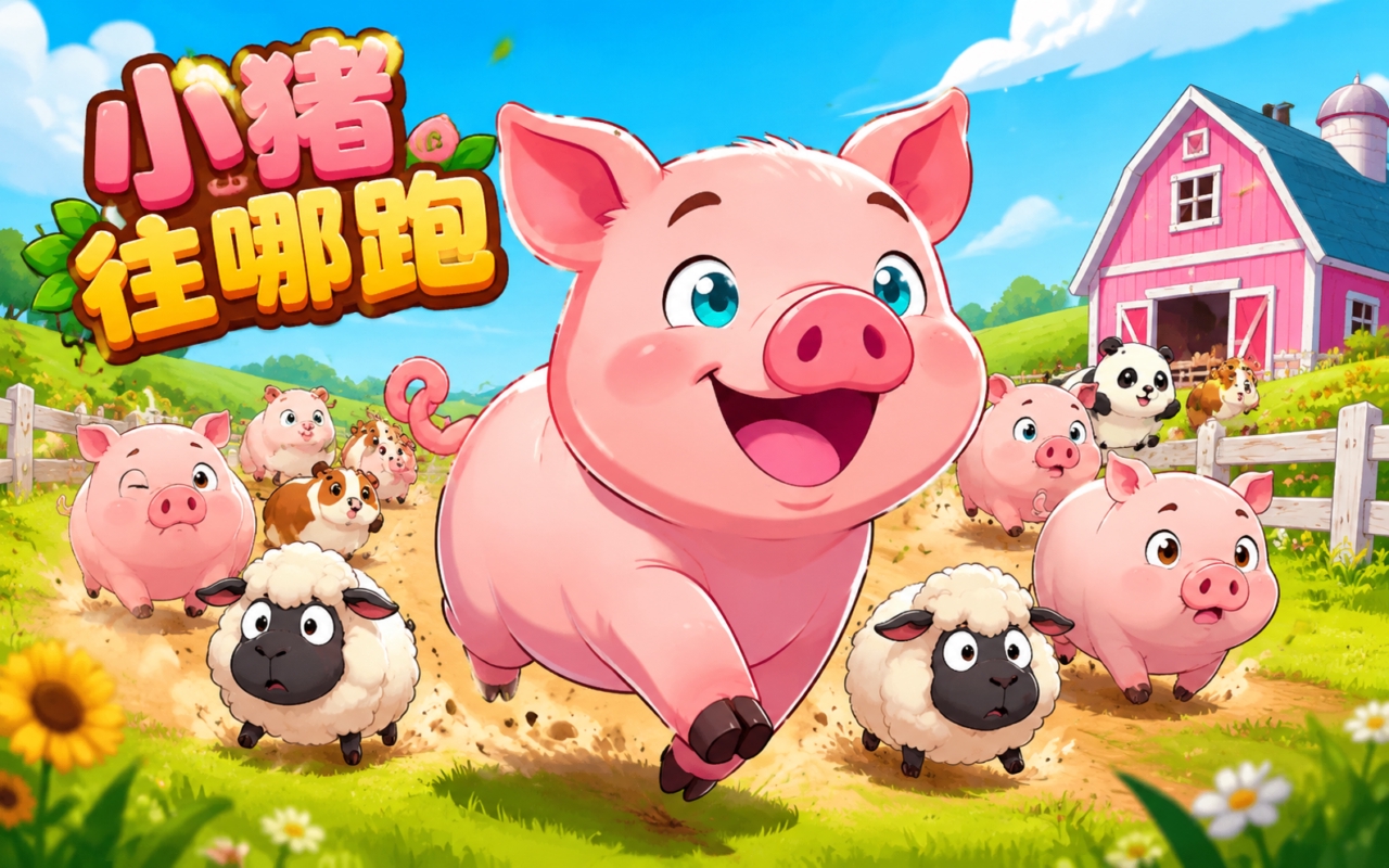 小猪往哪跑