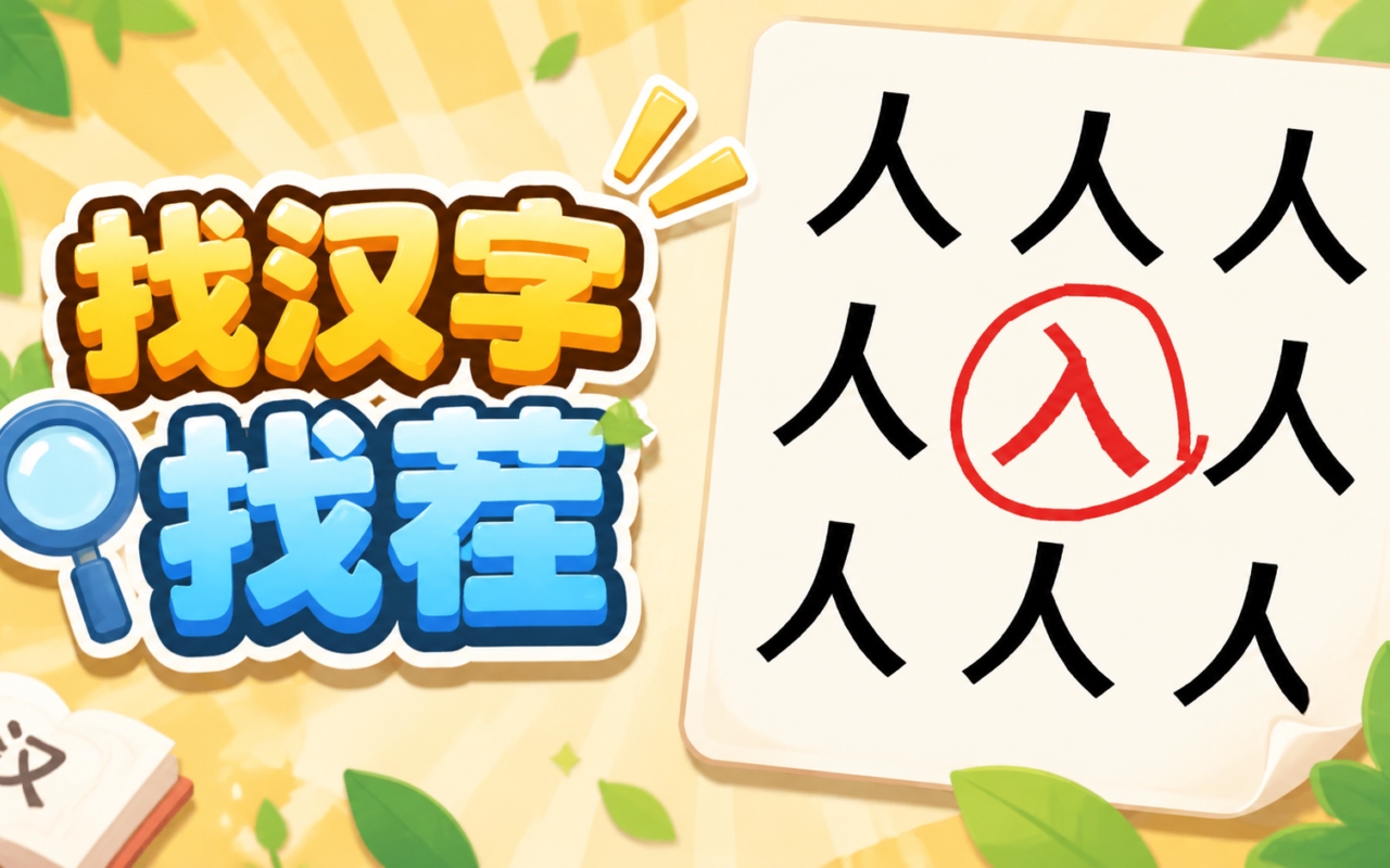 找汉字找茬