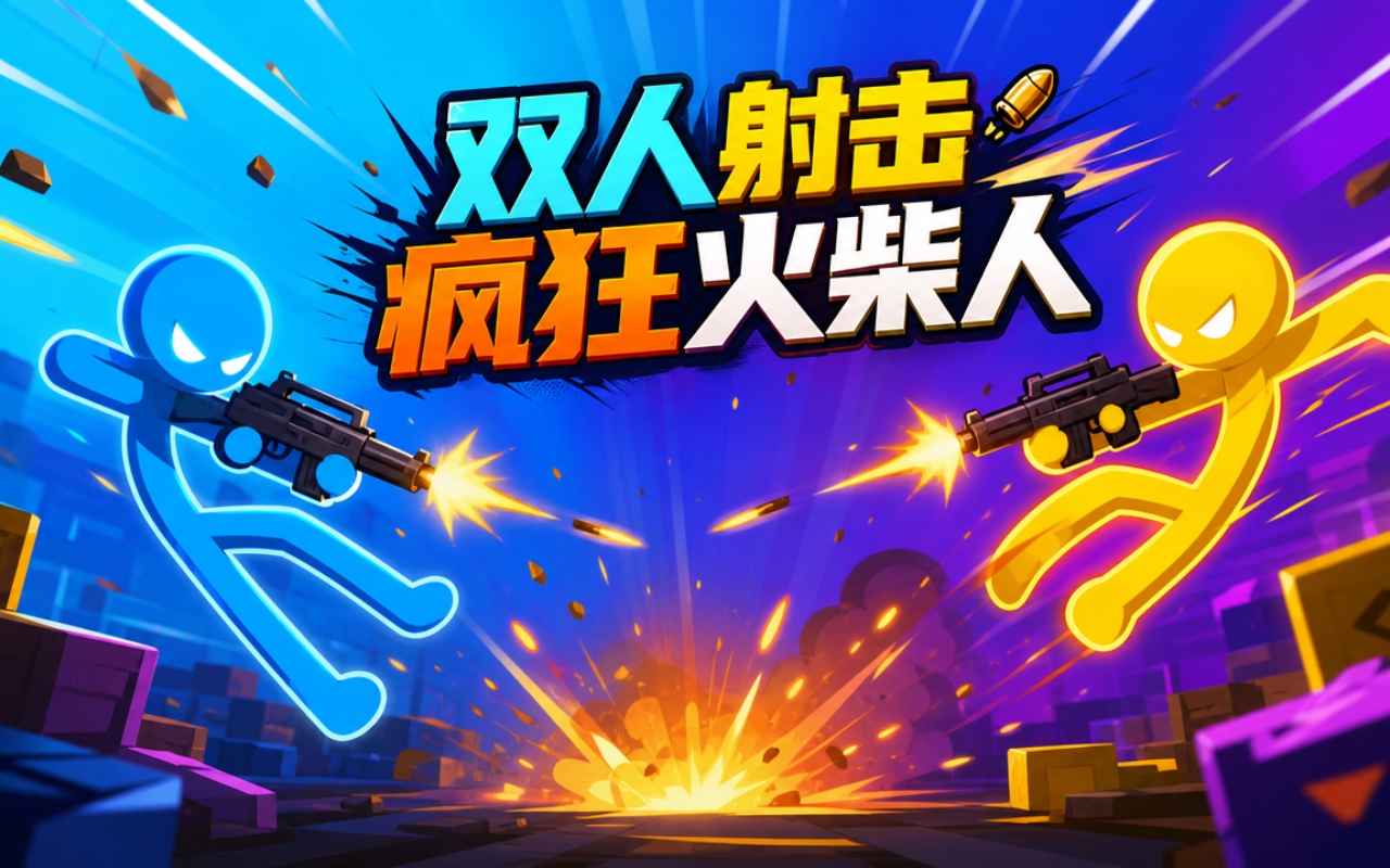 双人射击疯狂火柴人