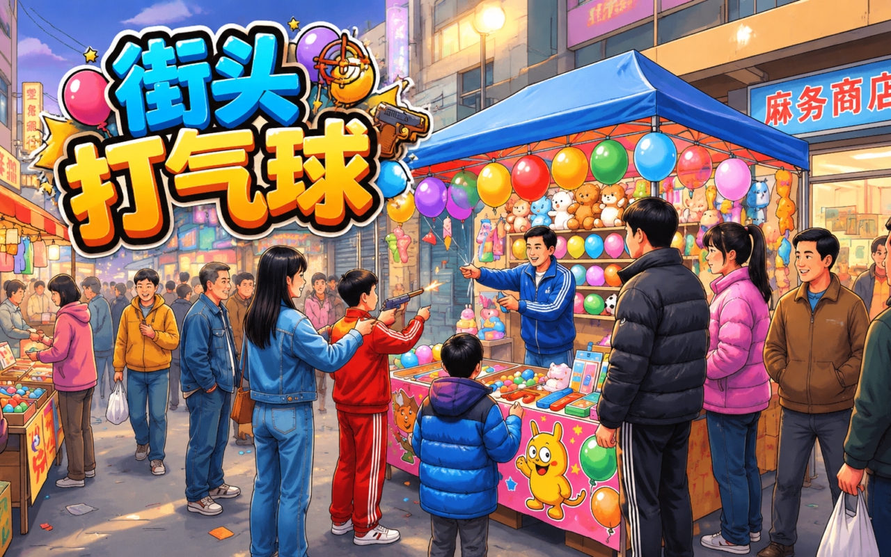 街头打气球
