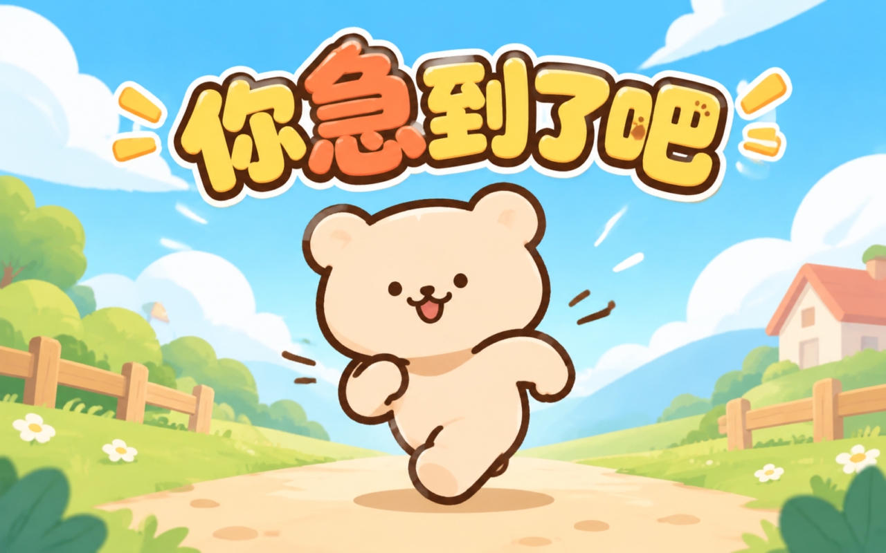 你急到了吧