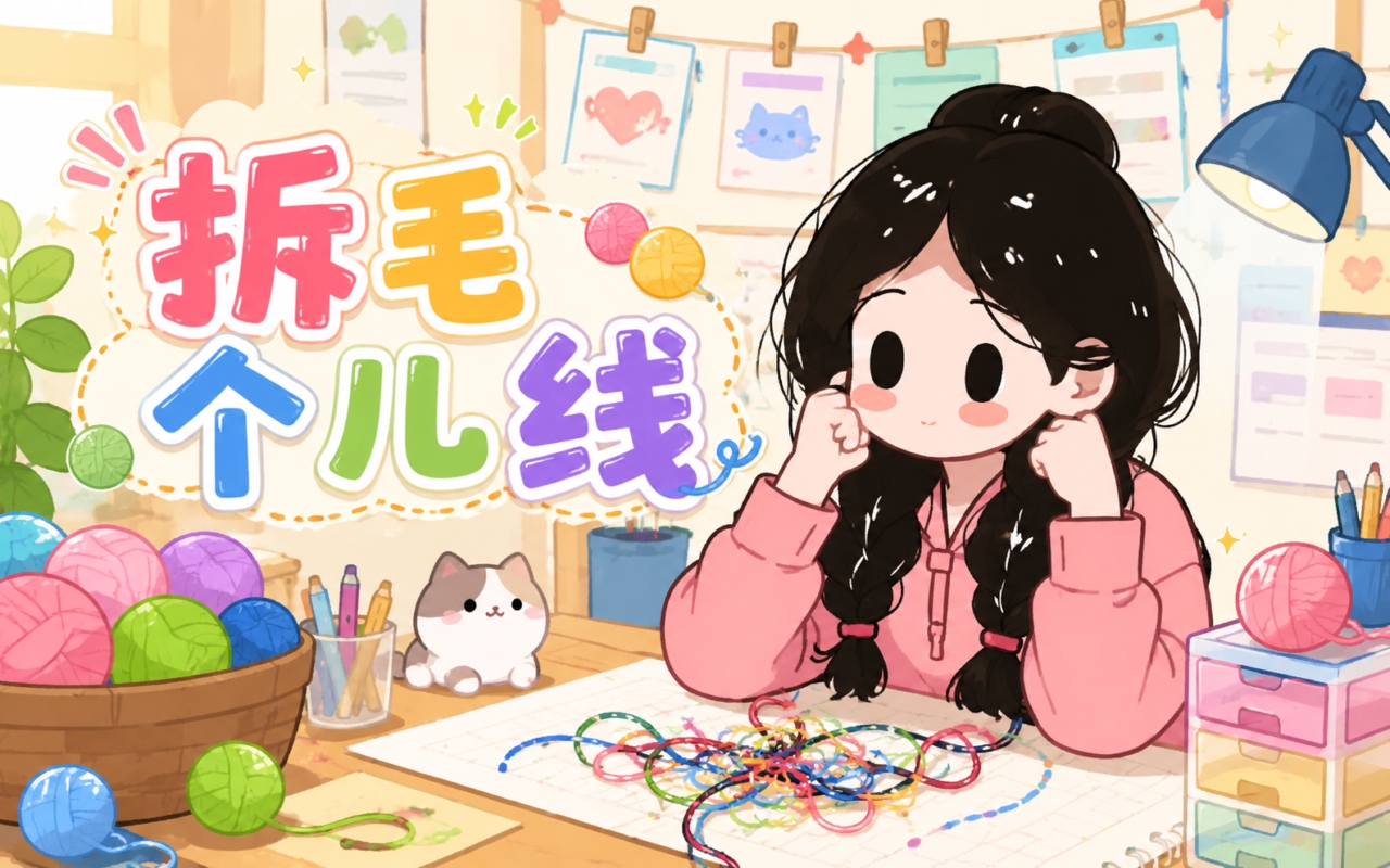 拆毛个儿线