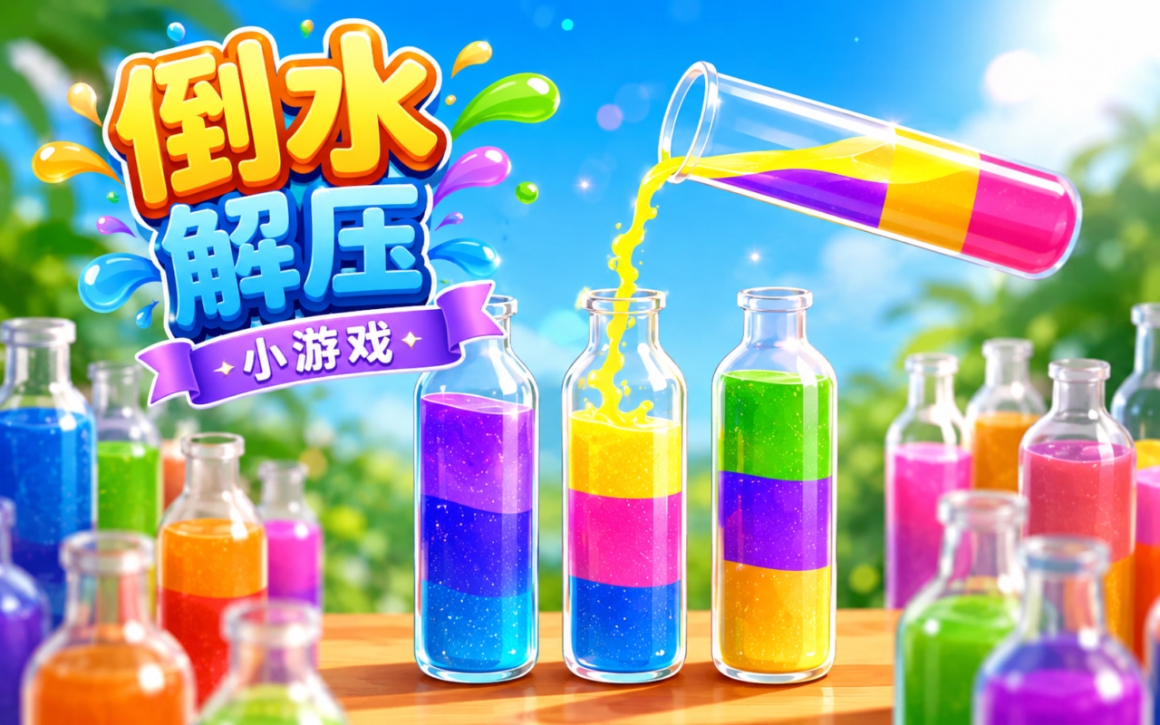 倒水解压小游戏