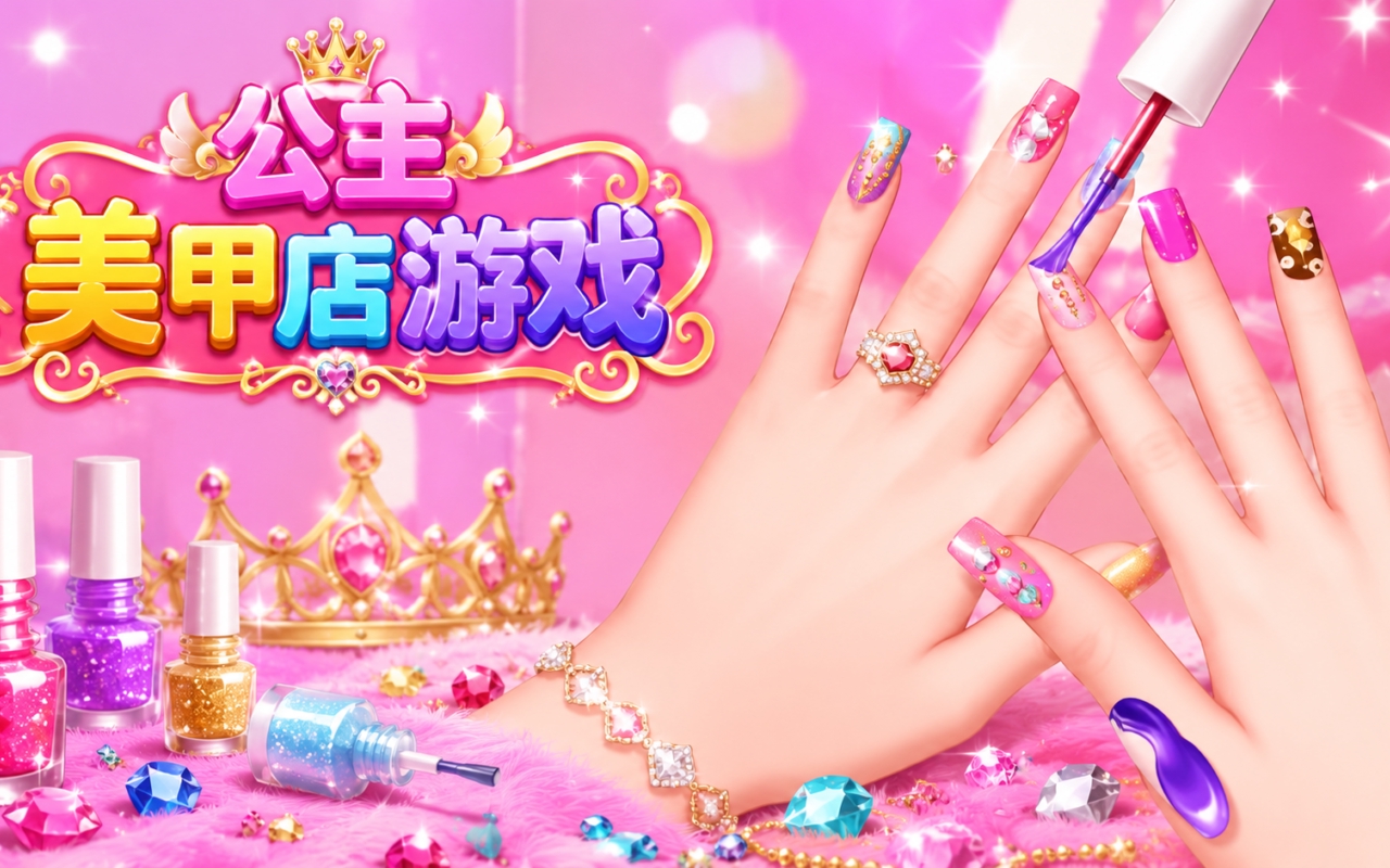 公主美甲店游戏