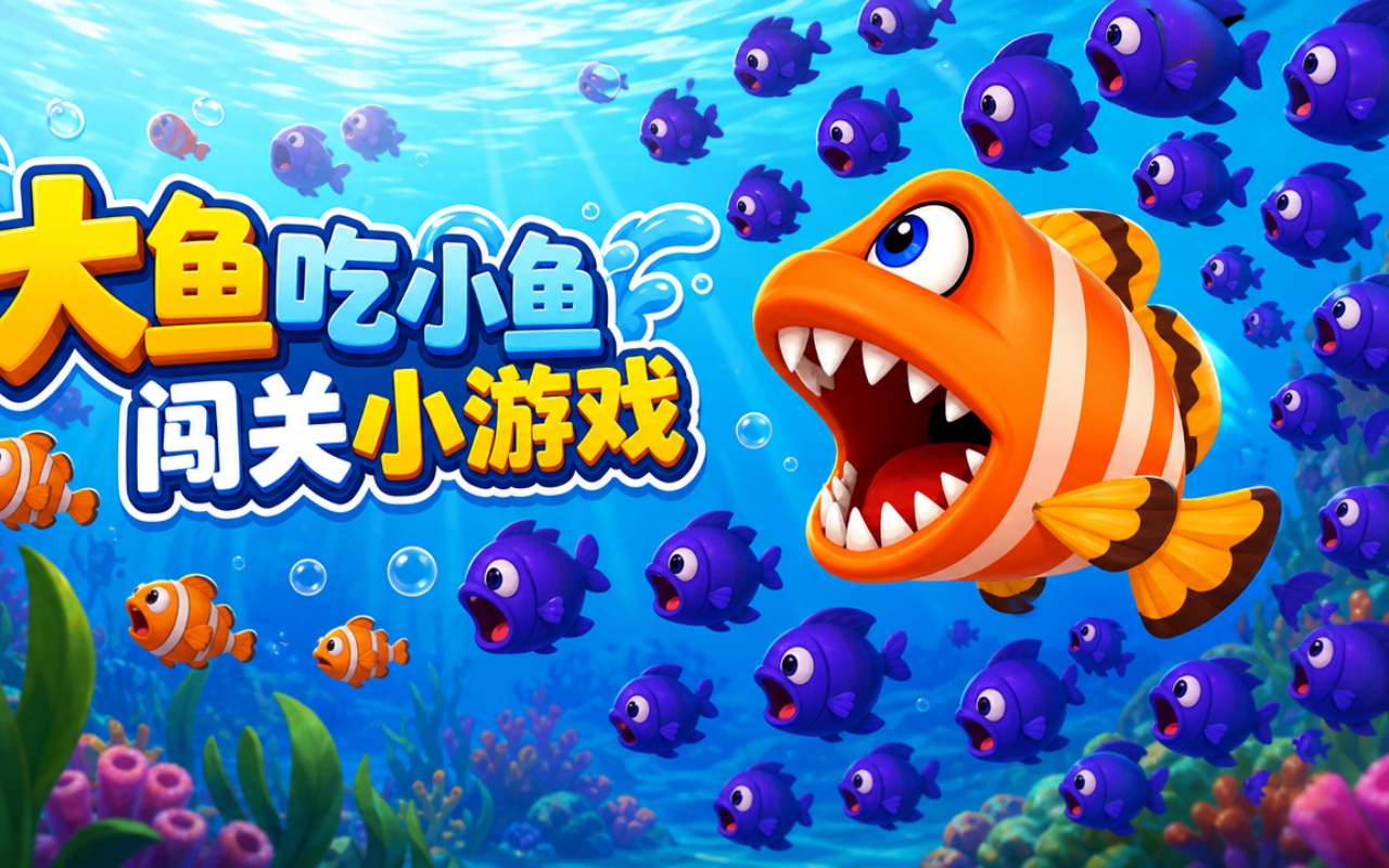 大鱼吃小鱼闯关小游戏