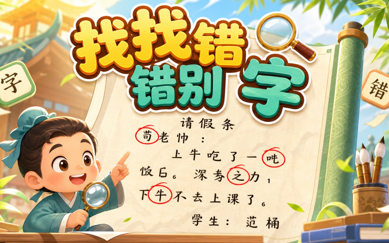 找找错别字