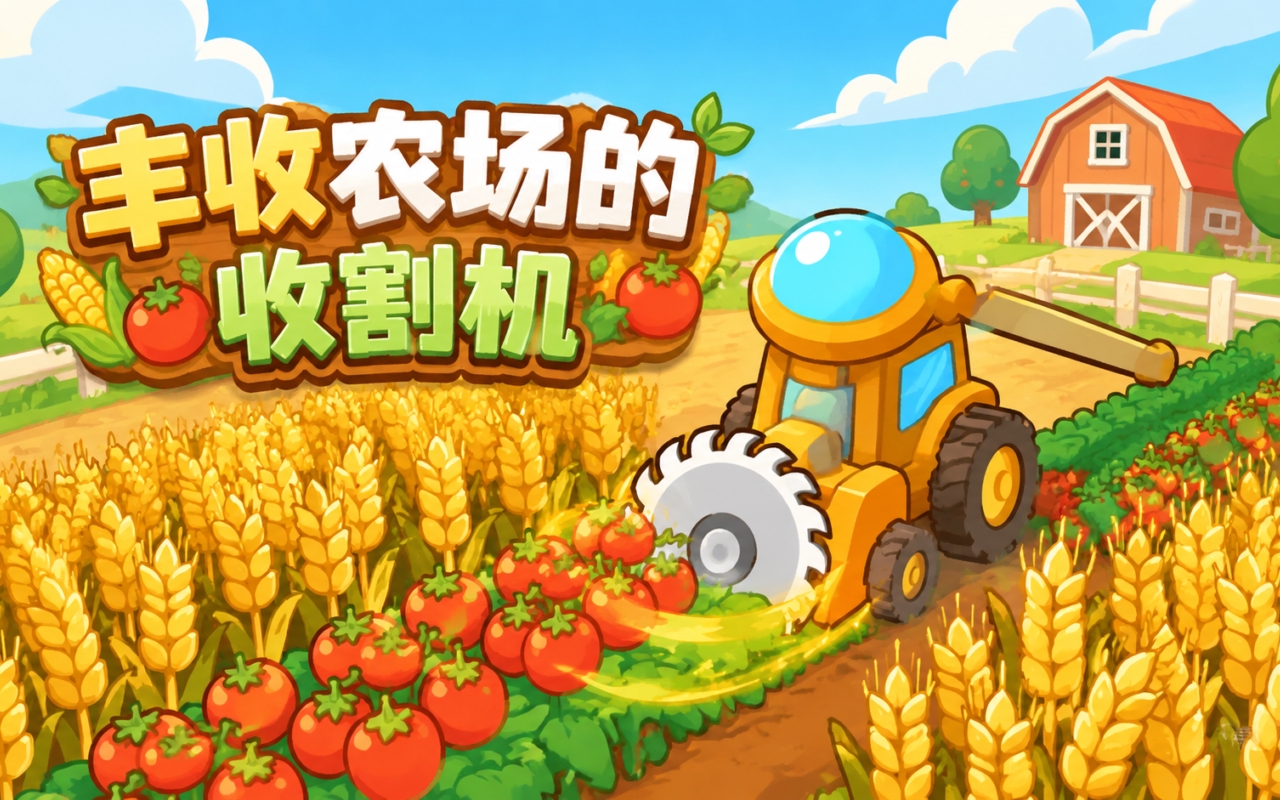丰收农场的收割机