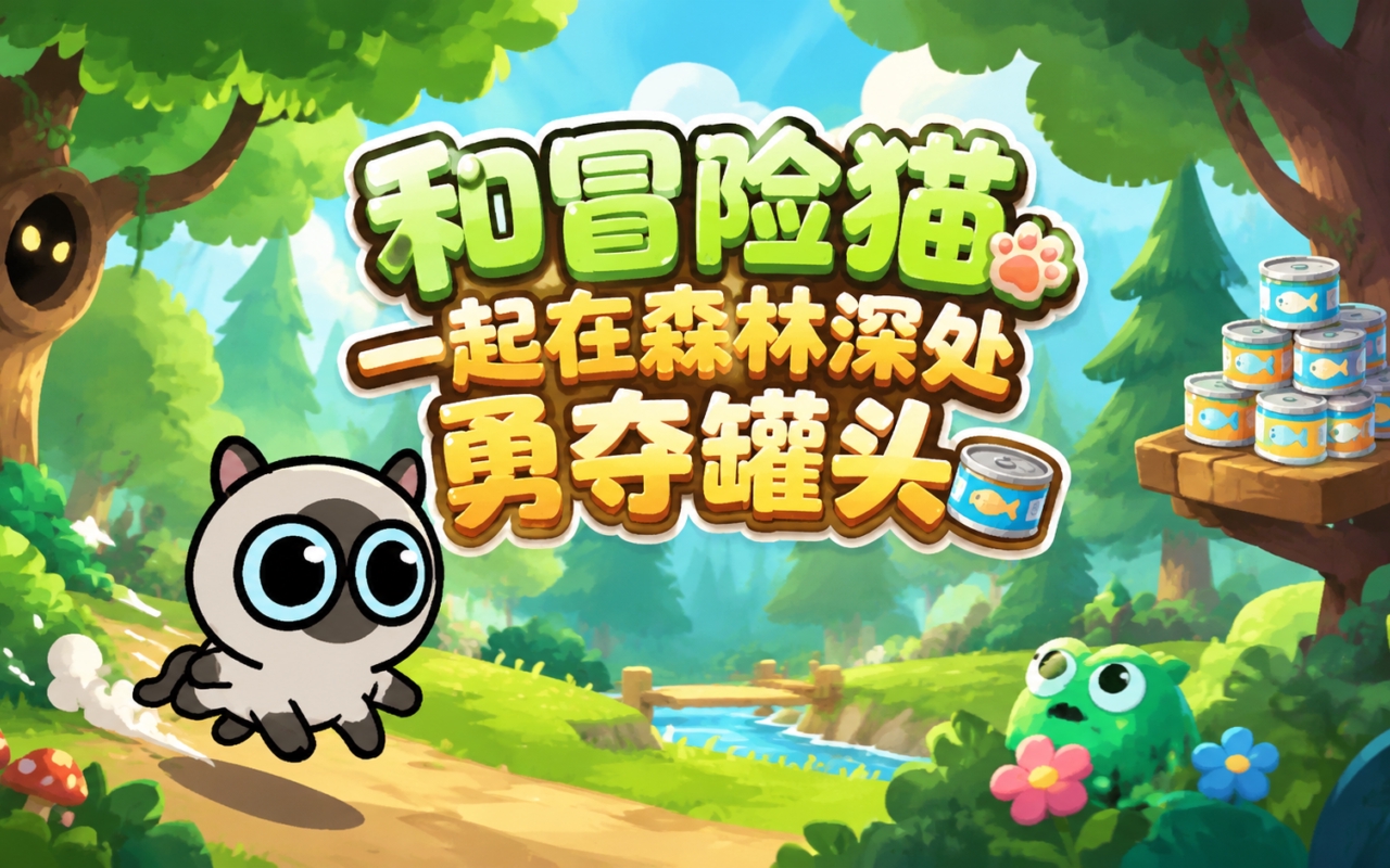 和冒险猫一起在森林深处勇夺罐头