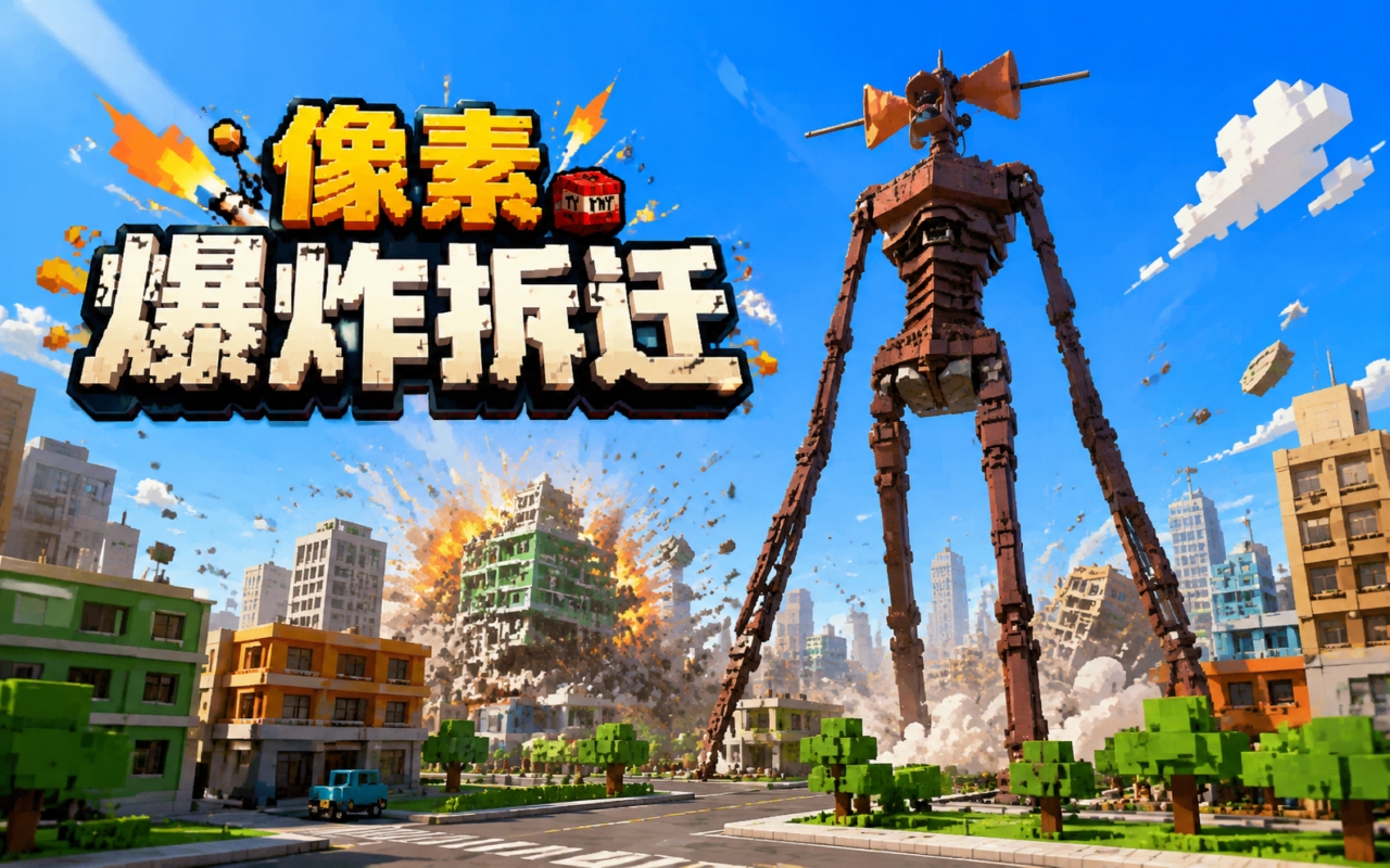 像素爆炸拆迁