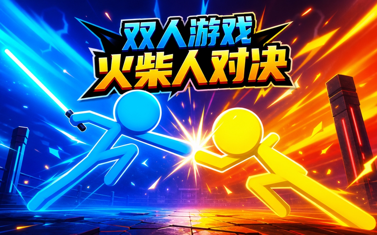 双人游戏火柴人对决
