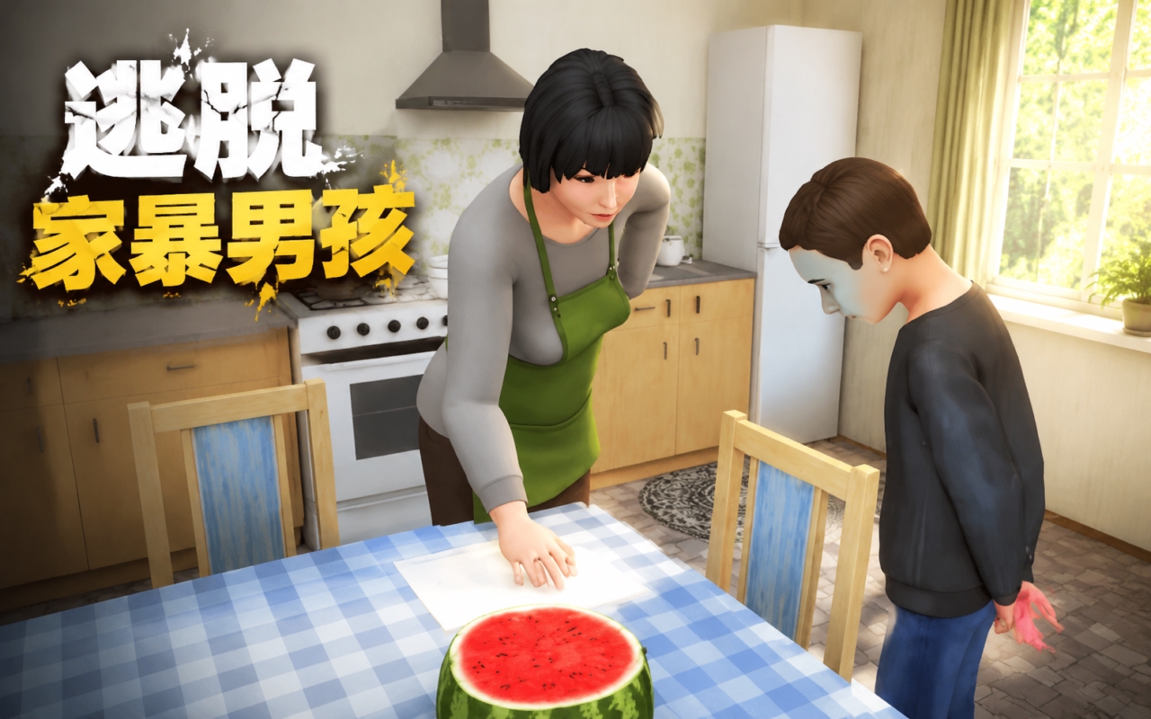 逃脱家暴男孩