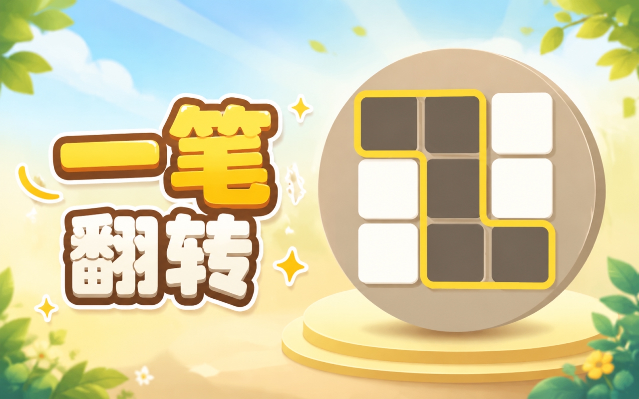 一笔翻转