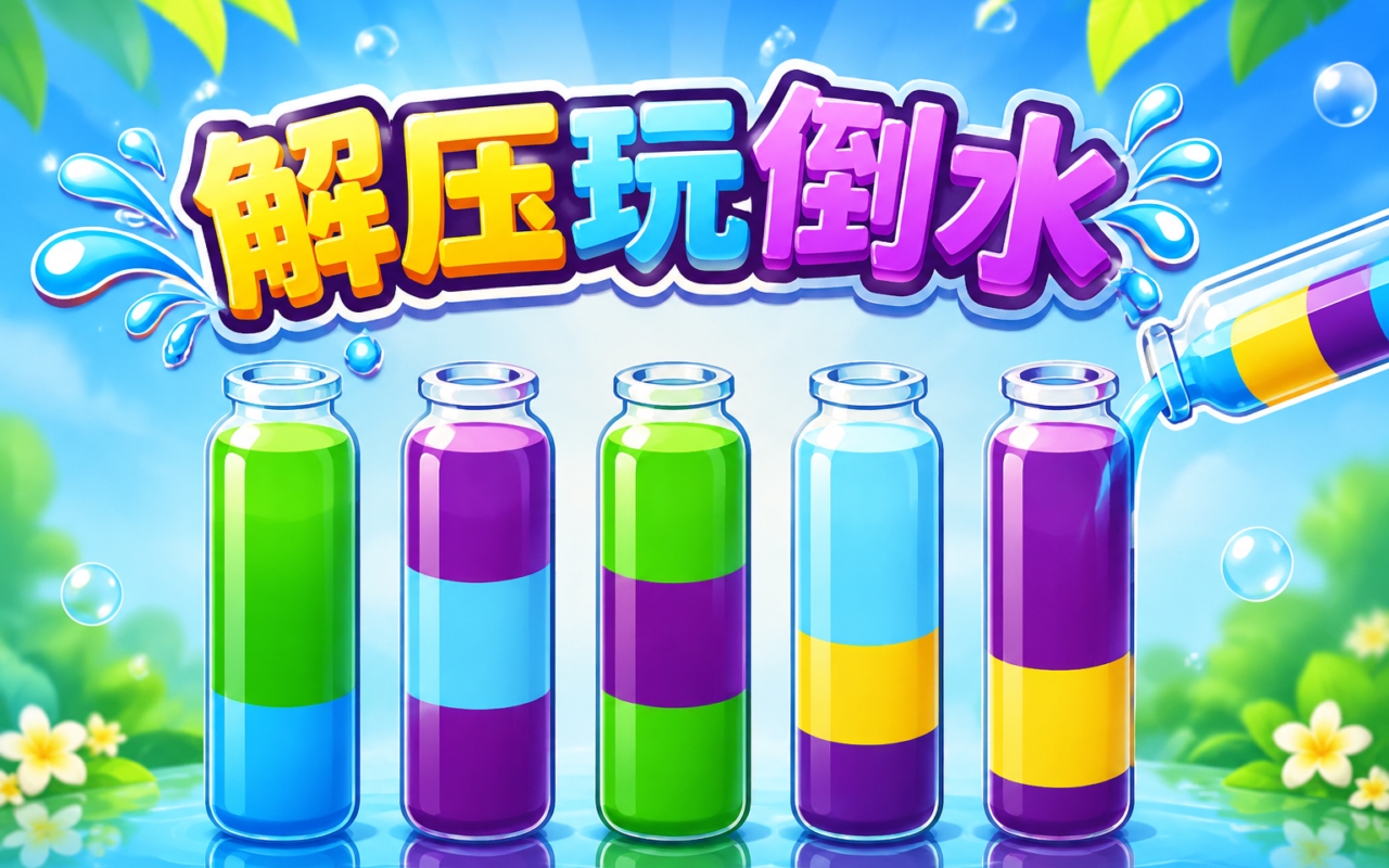 解压玩倒水