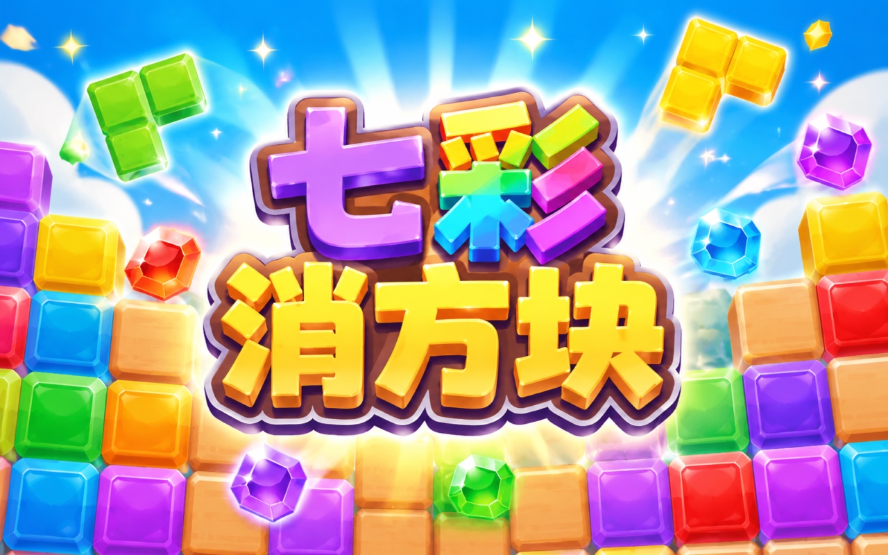 七彩消方块