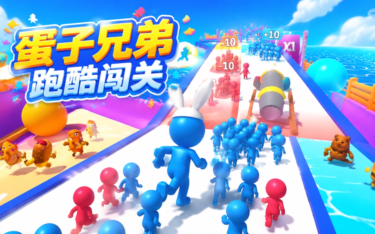 蛋子兄弟跑酷闯关