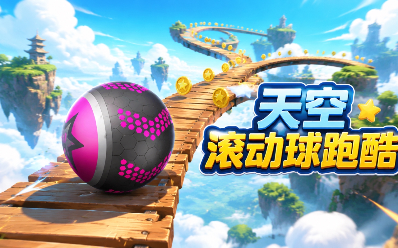 天空滚动球跑酷