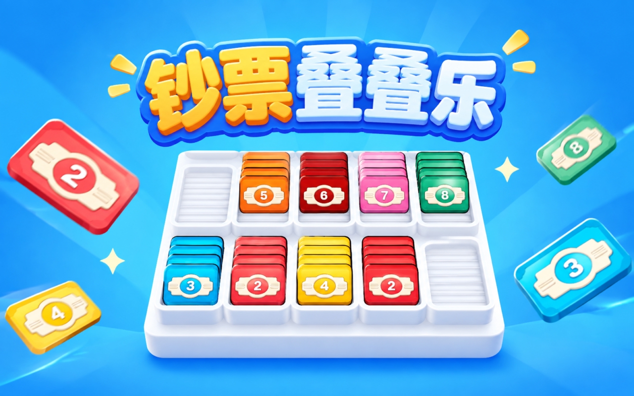 钞票叠叠乐