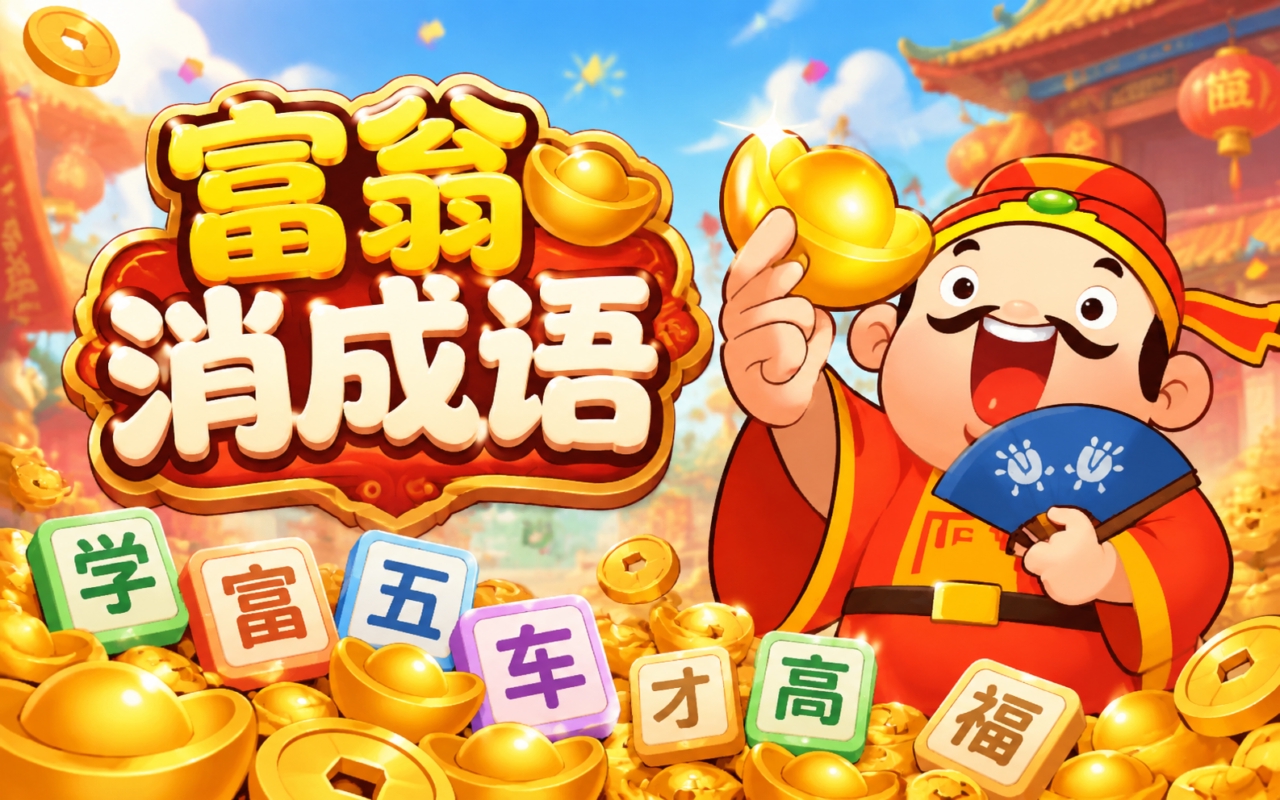 富翁消成语
