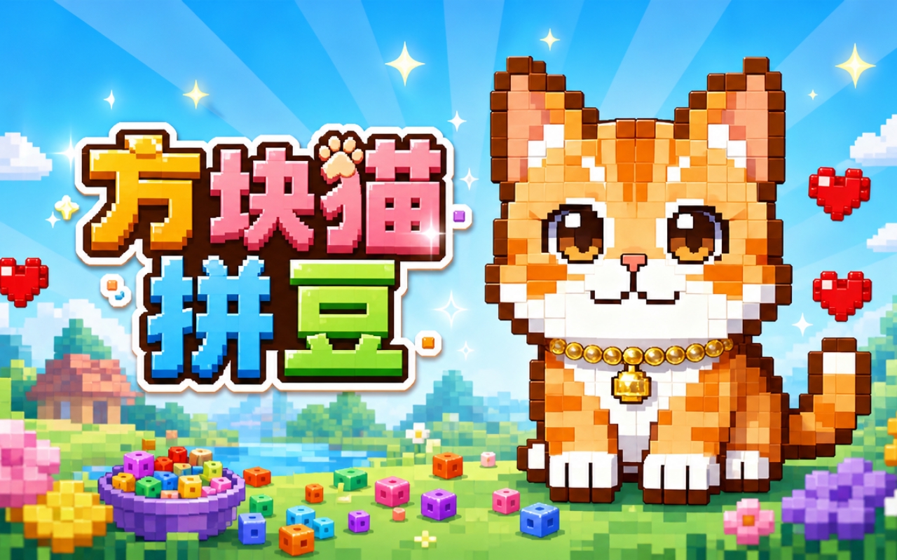方块猫拼豆