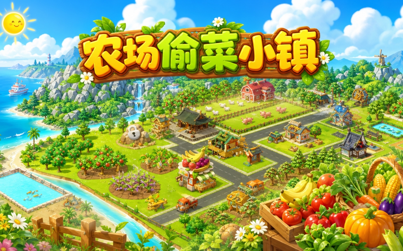 农场偷菜小镇