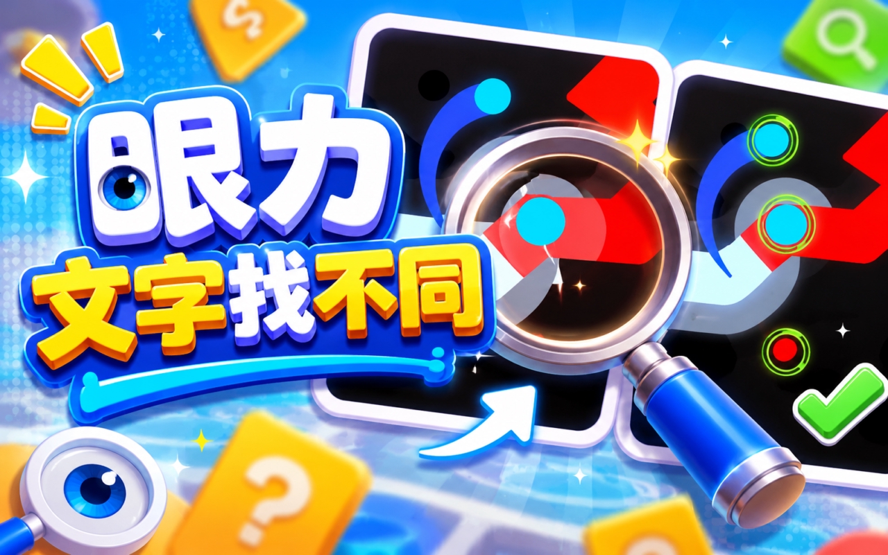 眼力文字找不同