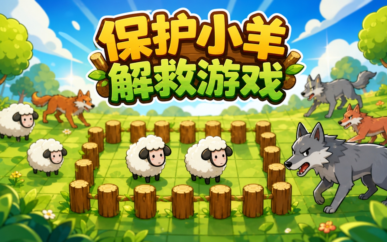 保护小羊解救游戏