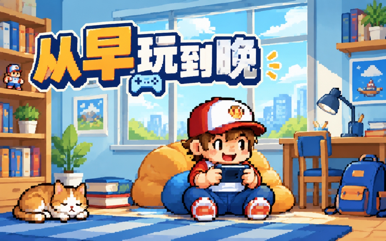 从早玩到晚