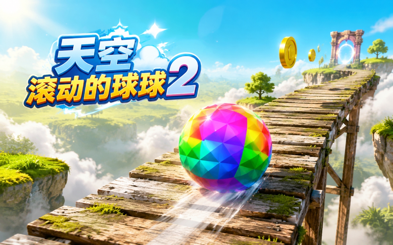 天空滚动的球球2