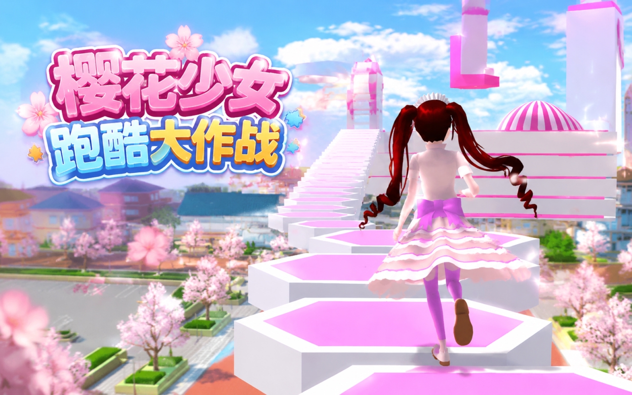 樱花少女跑酷大作战