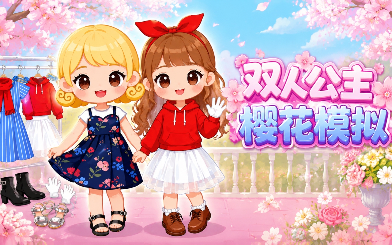 双人公主樱花模拟