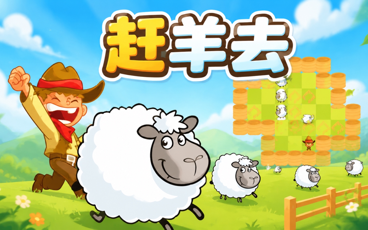 赶羊去