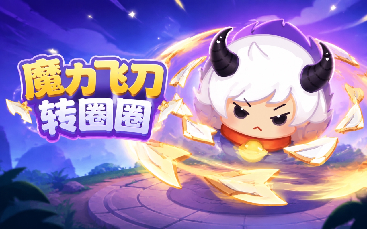 魔力飞刀转圈圈