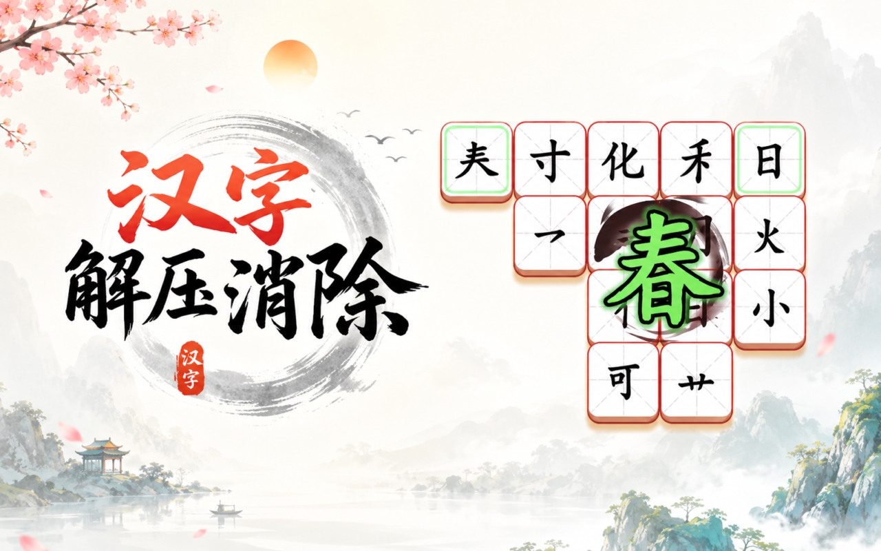 汉字解压消除