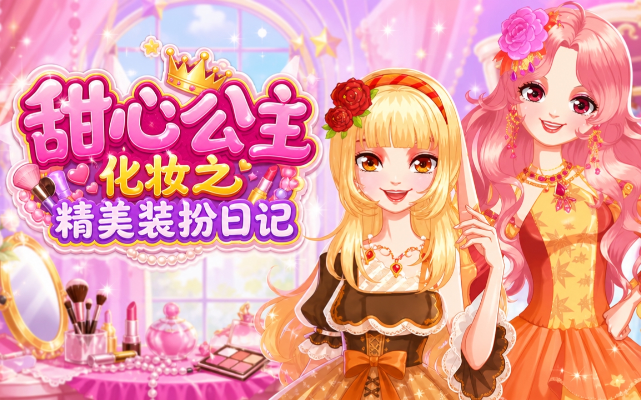甜心公主化妆之精美装扮日记