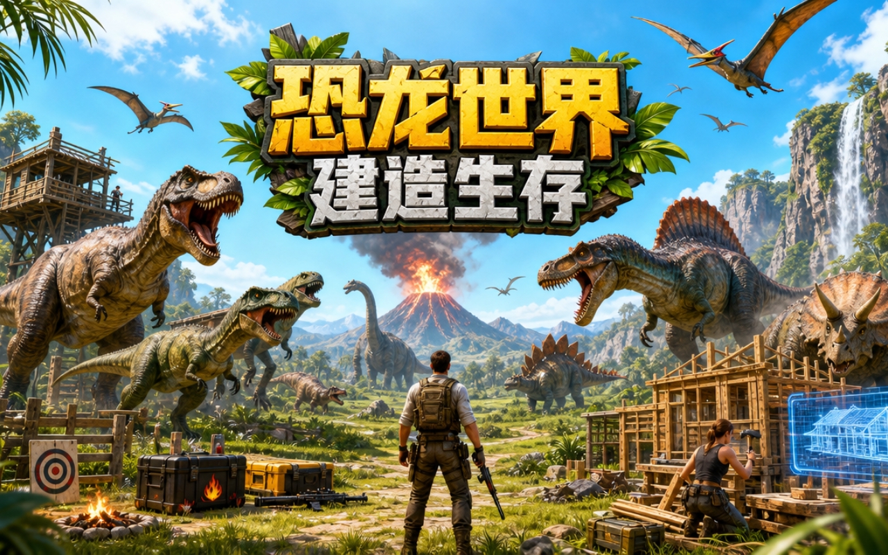 恐龙世界建造生存