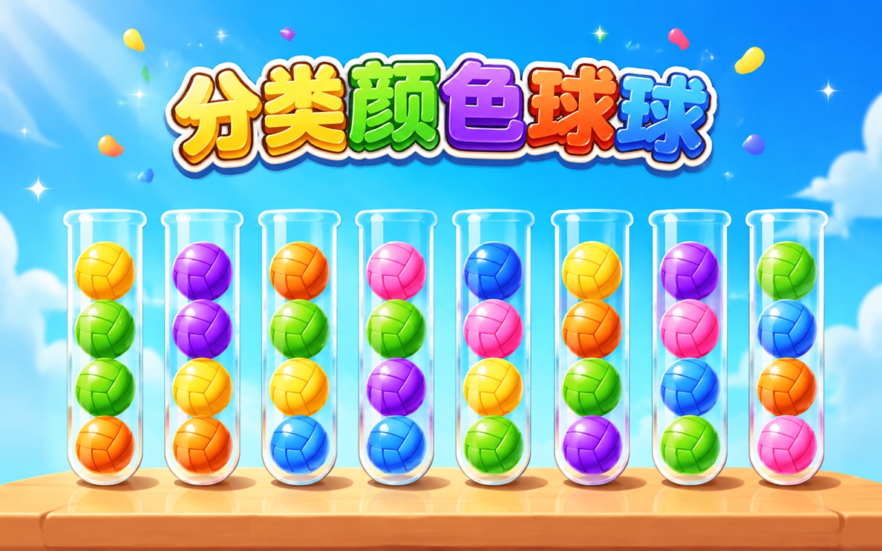 分类颜色球球