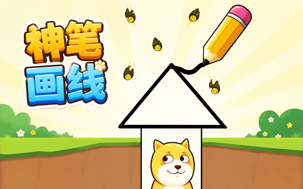 神笔画线