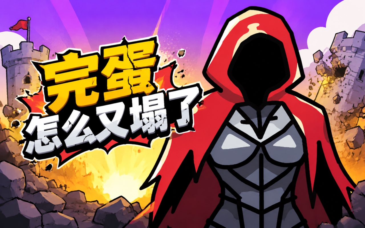 完蛋 怎么又塌了