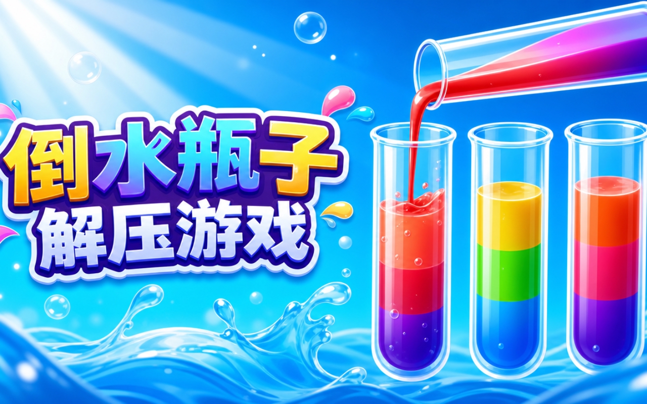 倒水瓶子解压游戏