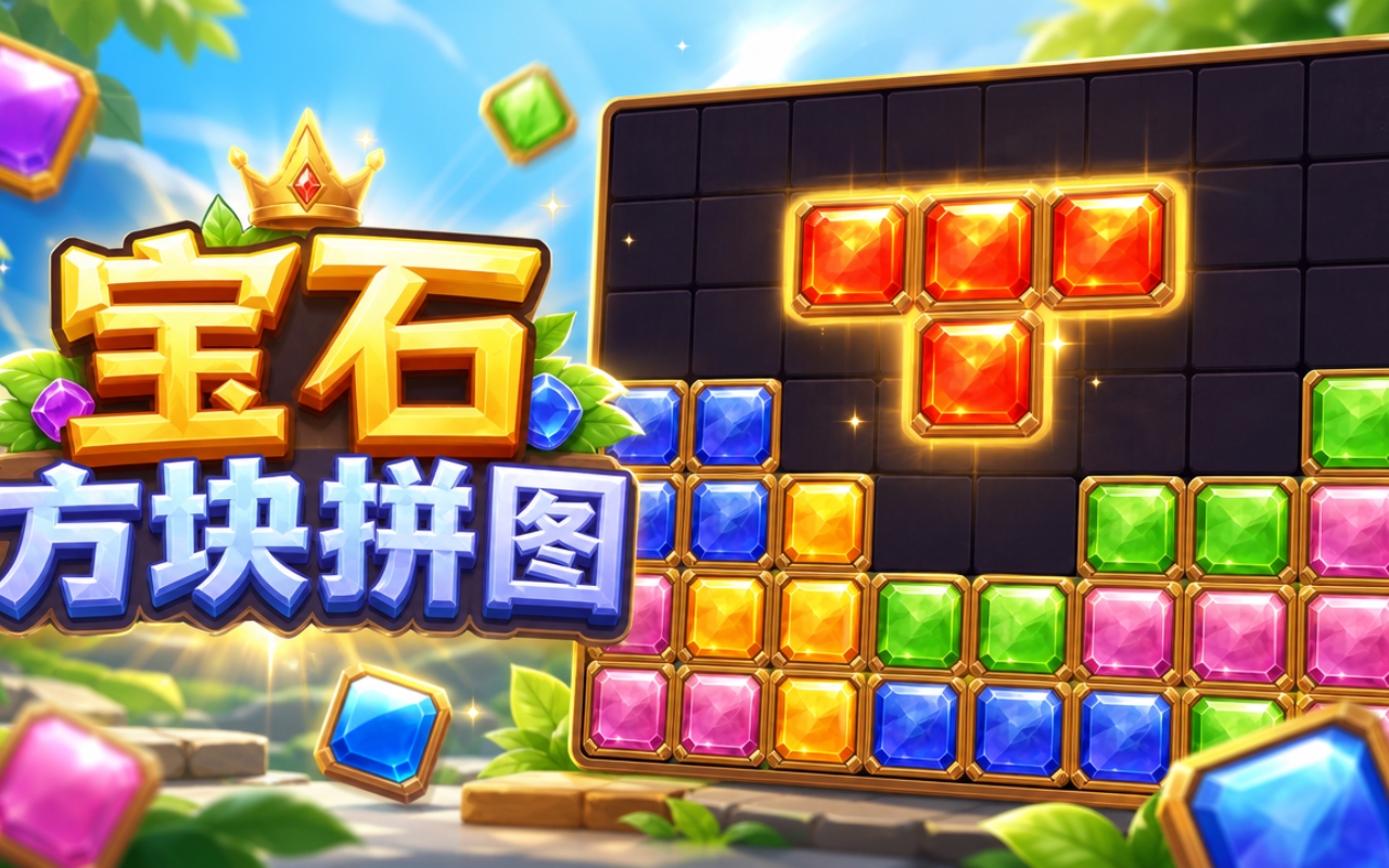 宝石方块拼图