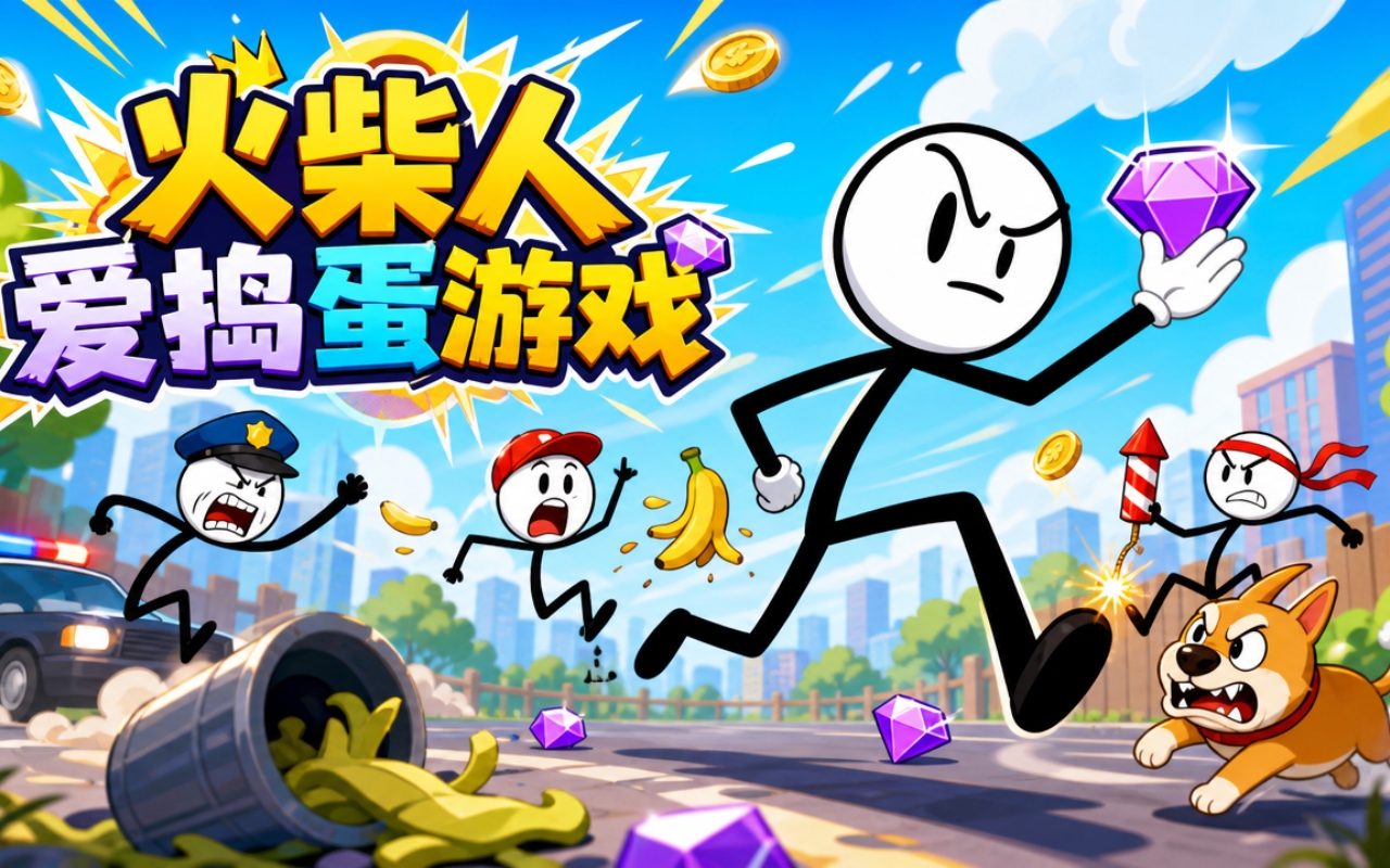 火柴人爱捣蛋游戏