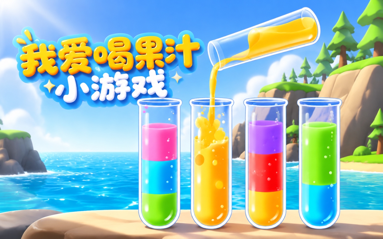 我爱喝果汁小游戏