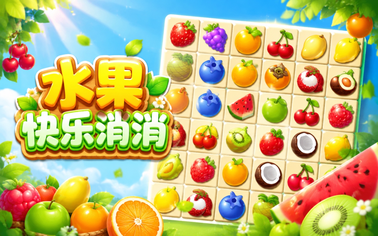 水果快乐消消