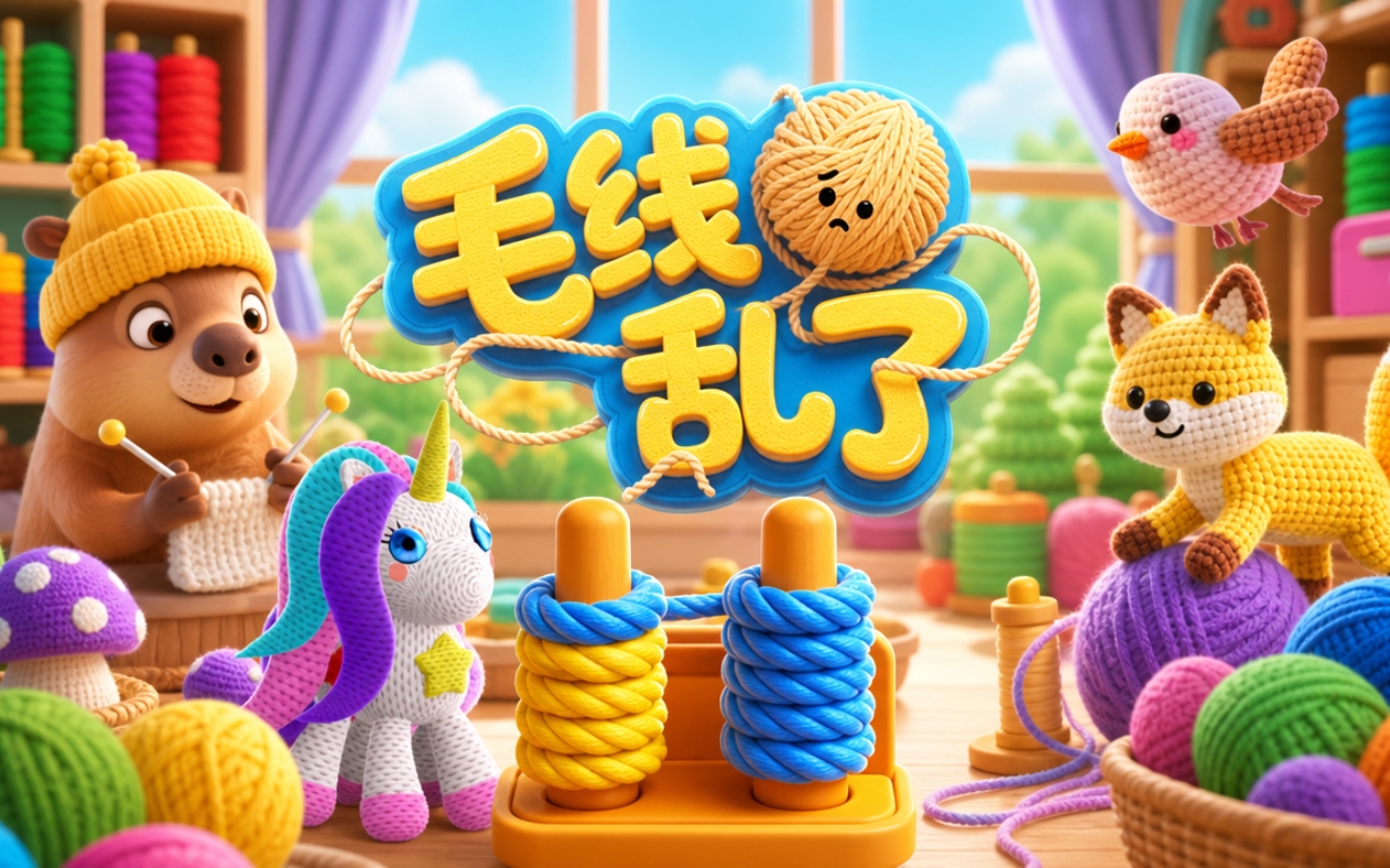 毛线乱了